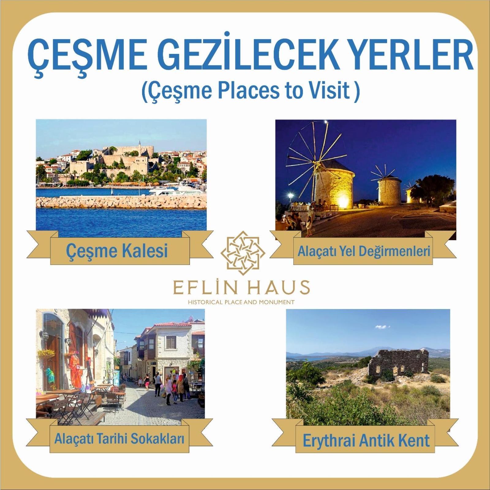 Eflin Haus Historical Place & Monument Çeşme Exterior foto